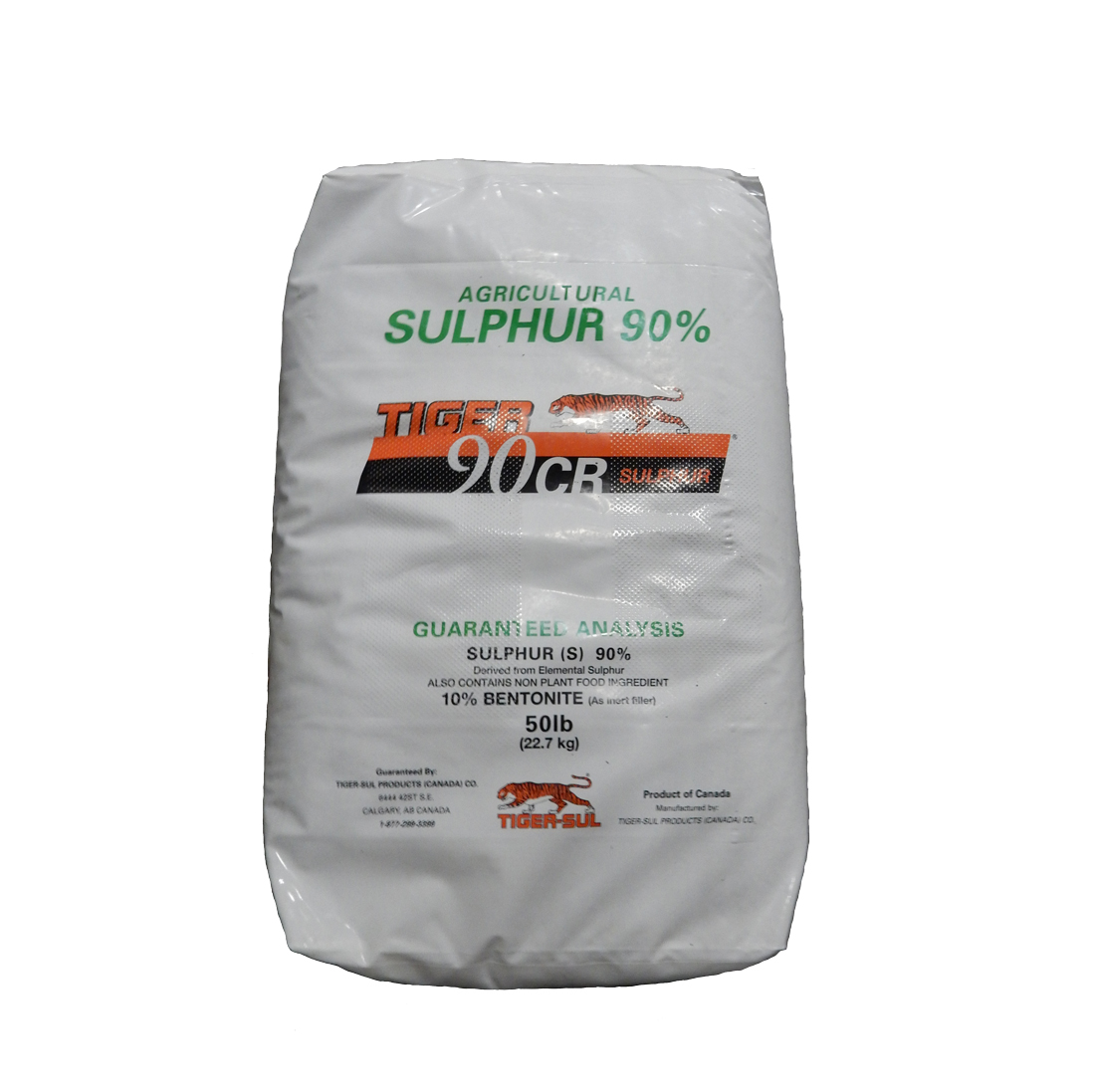 TIGER 90CR® Granular Sulfur 90% 50 lb Bag - 40 per pallet - Fertilizer